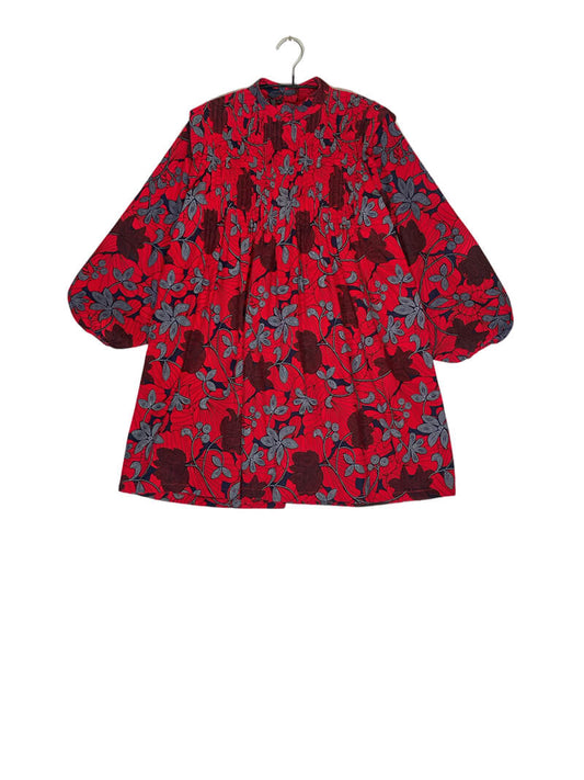 Pintuck Smock Dress #372 <M>