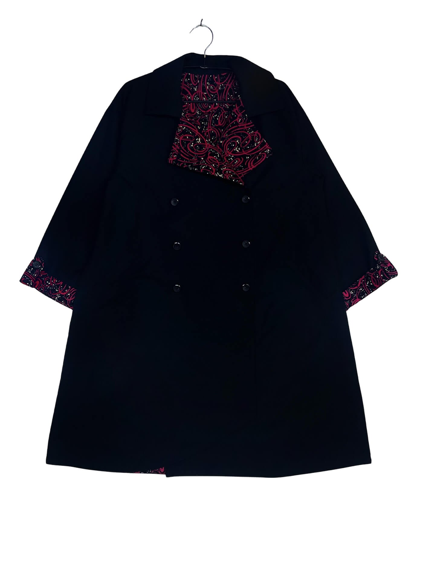 Reversible Balmacaan Coat – nomadic artisan Reversible Balmacaan Coat – nomadic artisan