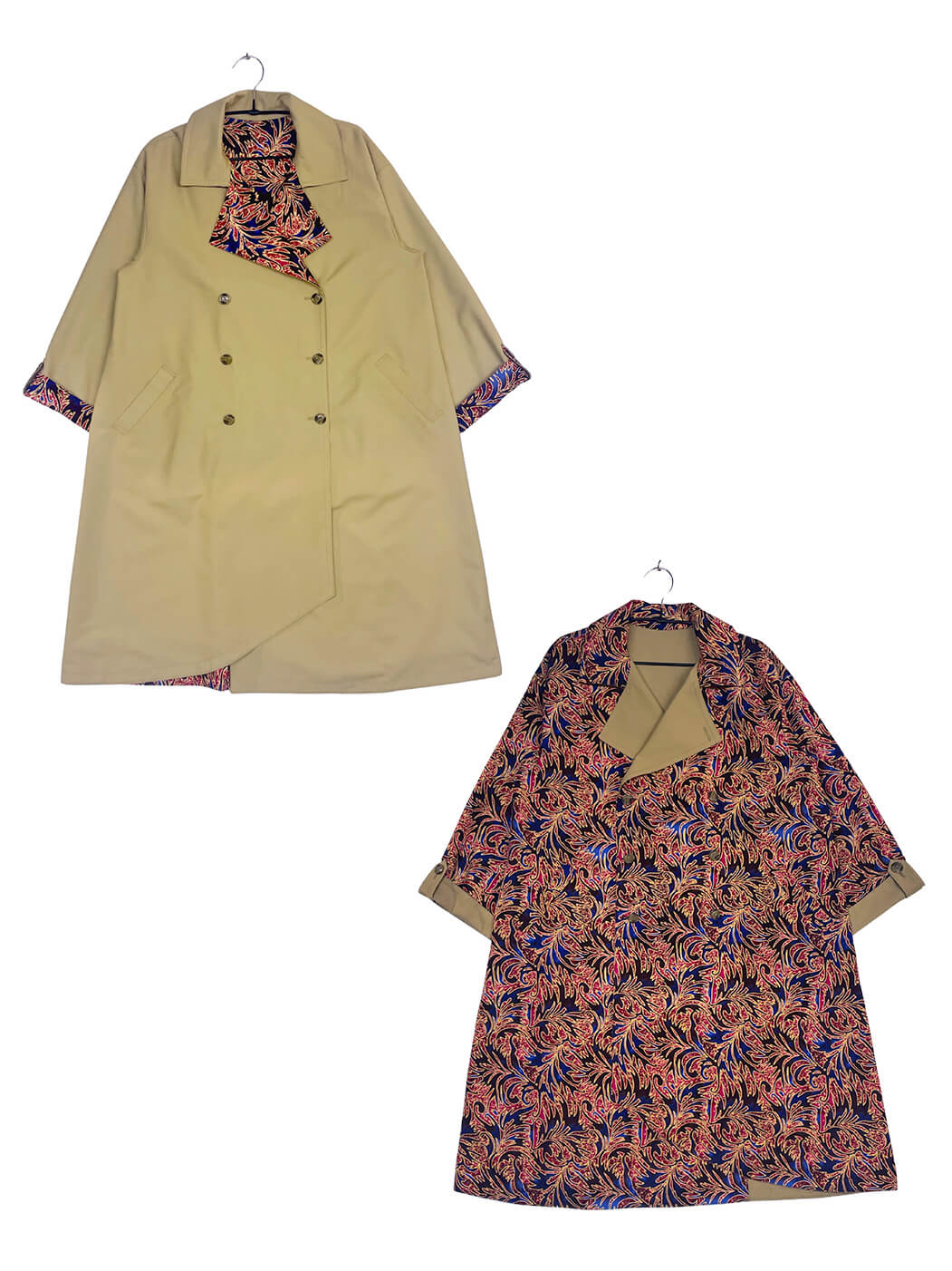 Reversible Balmacaan Coat – nomadic artisan