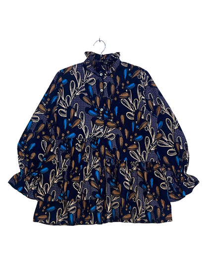 Ruffle Collar Blouse