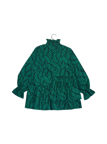 Ruffle Collar Blouse #701 <M>