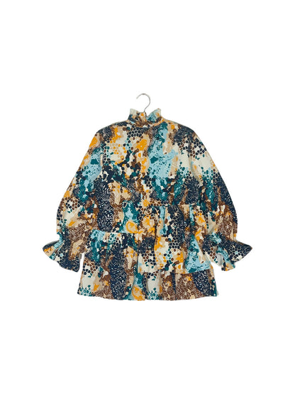 Ruffle Collar Blouse #610 <S>