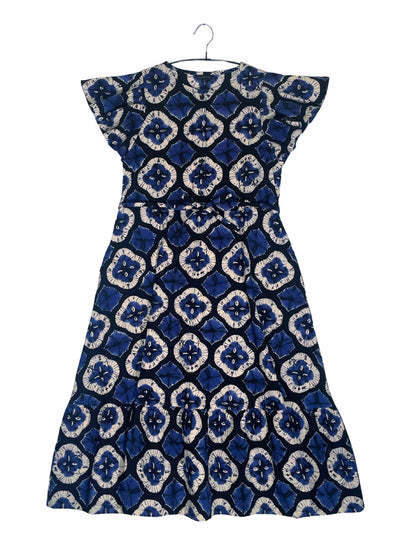 Ruffle Sleeve Dress #676 <L>