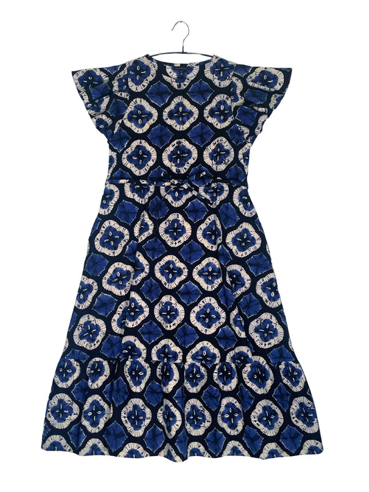 Ruffle Sleeve Dress #676 <L>