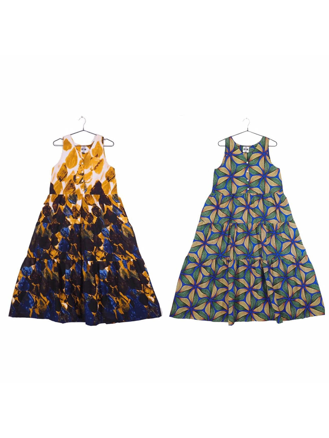 ティアードマキシワンピース