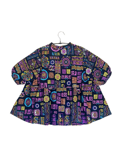 Volume Sleeve Flared Shirt #741 <L>