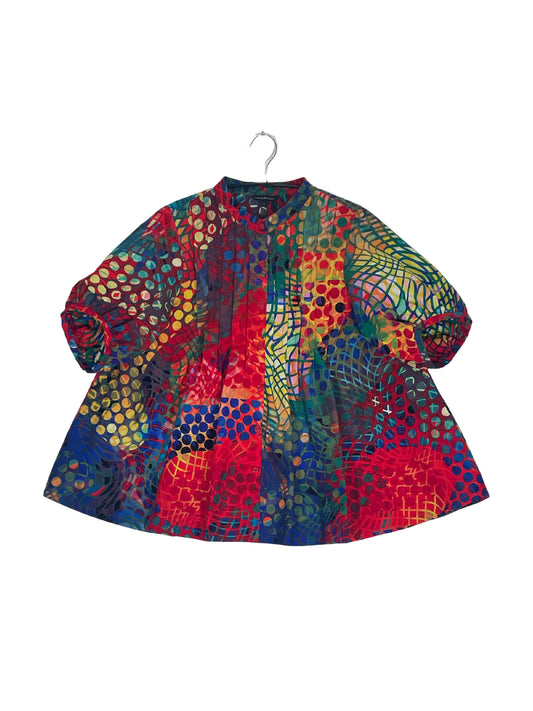 Volume Sleeve Flared Shirt #750 <L>