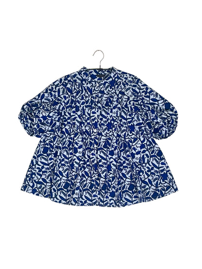 Volume Sleeve Flared Shirt #792 <L>