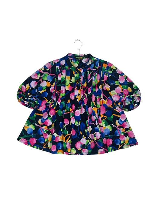 Volume Sleeve Flared Shirt #707 <S>