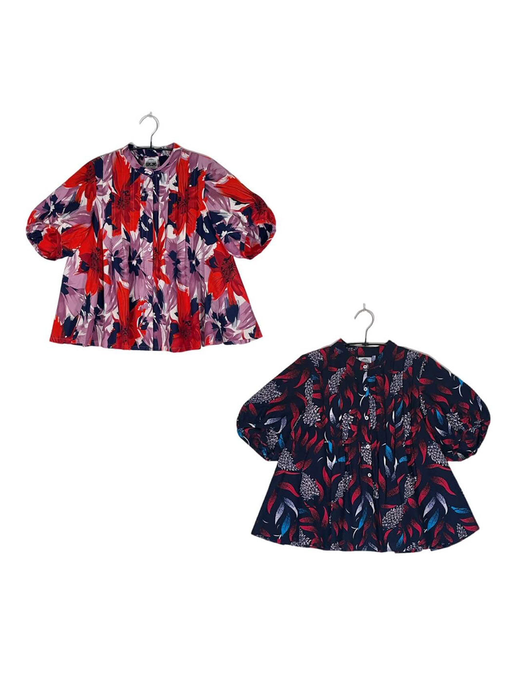 ボリュームスリーブフレアシャツ