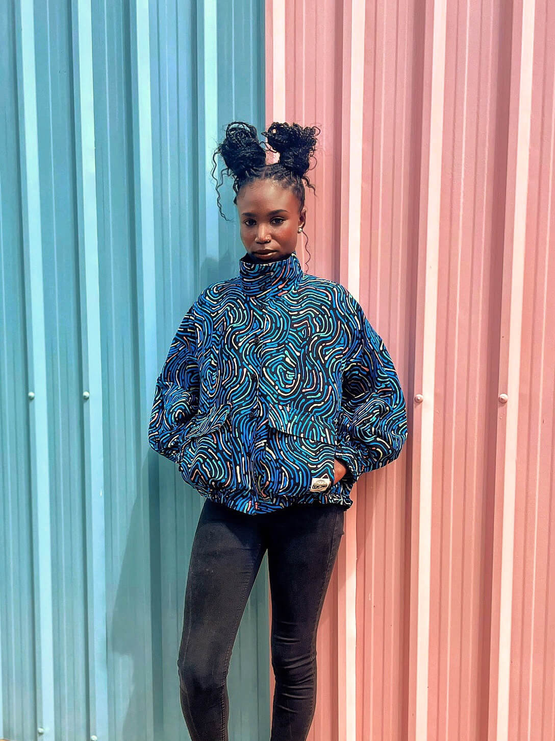 リバーシブルブルゾンジャケット