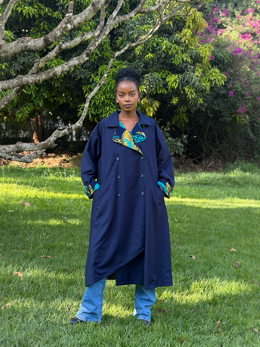 Reversible Balmacaan Coat – nomadic artisan