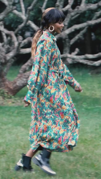 Pleated Shirt Dress <Pre-Order>