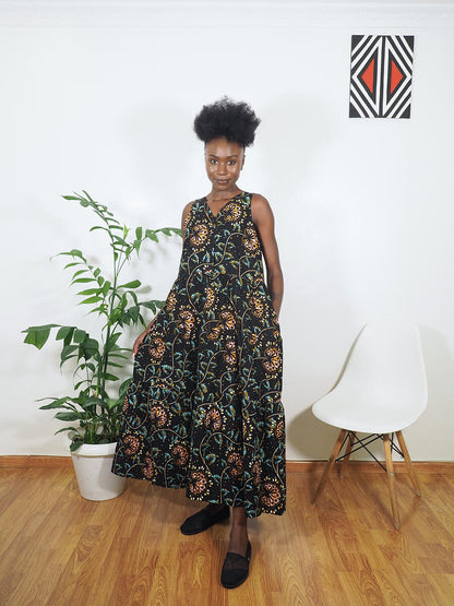 Tiered Maxi Dress <Semi-custom Order>